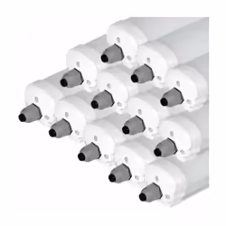 Transformez vos installations professionnelles avec ce lot de 12 réglettes LED interconnectables de 150cm. Étanches, puissant ...