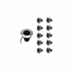Description générale Le Spot LED Extérieur Encastrable pour Ampoule GU10 (Pack de 10) est idéal pour baliser vos allées ou le ...