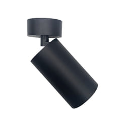Spot led en saillie Noir Orientable pour Ampoule GU10 Silamp