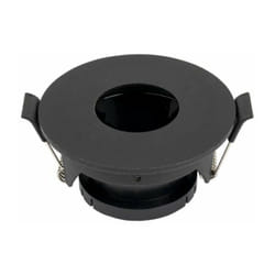 Silamp - Support Spot Aluminium GU10 led Rond Noir Orientable ø83 mm - si