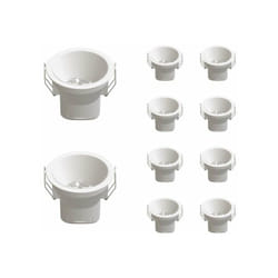 Silamp - Spot led Encastrable 9W IP44 Dimmable Blanc cct Ø85mm - 3000K/40
