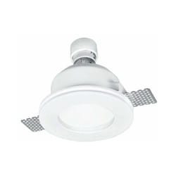 Silamp - Support Spot GU10 led Rond Ø120mm + vitre opaque