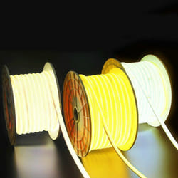 Silamp - Ruban led cob 220V Recoupable 50M IP65 432LED/m - Blanc Froid 6000K - 8000K