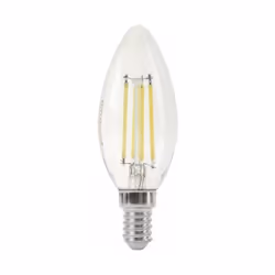 L'ampoule LED E14 Filament 6W C35 Bougie de Silamp est un choix idéal pour éclairer votre espace avec style et efficacité. Ce ...