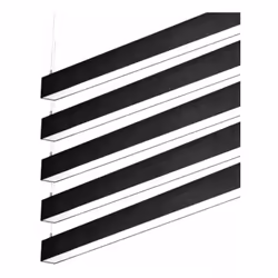 Réglette Suspendue LED Large 120cm 35W Noir (Lot de 5) - Illuminez votre espace avec élégance et efficacité grâce à cette rég ...