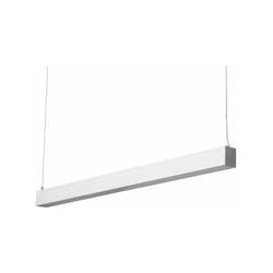 Silamp - Réglette Suspendue led Large 120cm 35W Blanc - Blanc Froid 6000K - 8000K