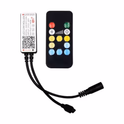Le Contrôleur Wi-Fi Infrarouge avec Télécommande pour Ruban led CCT 12V/24V 24 Boutons est un dispositif révolutionnaire conç ...