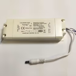 Le Transformateur Dimmable 0-10V & 27-40V 40W IP44 DC No Flicker est la solution idéale pour alimenter vos luminaires de mani ...