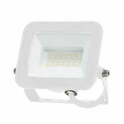 Silamp - Projecteur led Extérieur 20W IP65 Garantie 5 ans blanc - Blanc Froid 6000K - 8000K