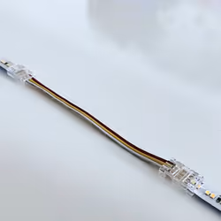 Le Connecteur Double pour Ruban CCT 8mm pour ruban IP20 est un accessoire essentiel pour votre éclairage LED, offrant une sol ...