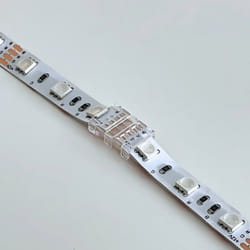 Silamp - Connecteur Droit pour Ruban led rgb 10mm IP20