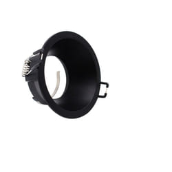Silamp - Support Encastrable Spot Rond Noir Mat pour Ampoule GU10 - silam