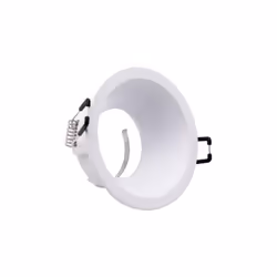 Le Support Encastrable Spot Rond Blanc Mat pour Ampoule GU10 est l’accessoire parfait pour vos installations lumineuses intér ...