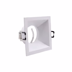 Le Support Encastrable Spot Carré Blanc Mat pour Ampoule GU10 est une solution élégante et moderne pour sublimer vos espaces  ...