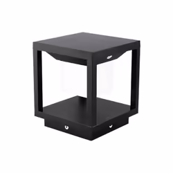 Illuminez vos espaces extérieurs avec élégance grâce à la Lanterne Extérieure Solaire Noire 2W IP65 Avec Détecteur de Mouveme ...