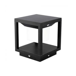 Vtac - Balise Solaire Design Noire 2W IP65 Avec Détecteur de Mouvement