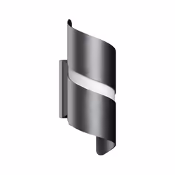 L'Applique Murale 10W CCT NOIRE IP65 Torsadée est un choix parfait pour ajouter une touche d'élégance et de modernité à vos e ...