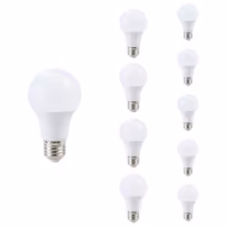 Le Pack de 10 Ampoules E27 LED 8.5W A60 est la solution idéale pour équiper vos luminaires tout en réalisant des économies d' ...