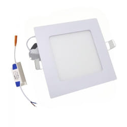 Silamp - Spot led Encastrable Carré blanc 6W cct - 3000K/4000K/6500K - si