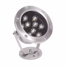 Pour un éclairage puissant et élégant de votre piscine, optez pour la Lampe de Piscine 12W Submersible Acier Inoxydable IP68  ...
