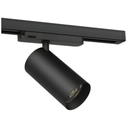 Silamp - Spot led sur Rail cob Triphasé 20W 36° Noir - Garantie 5 ans - Blanc Neutre 4000K - 5500K