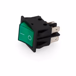 L' Interrupteur Simple Bipolaire 15A 250V Vert est conçu pour garantir un contrôle fiable et sécurisé de vos circuits électri ...