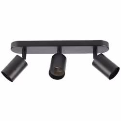 Apportez une touche moderne et fonctionnelle à votre intérieur avec le plafonnier rectangulaire 3 spots orientables en alumin ...