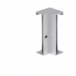 Le Connecteur d'Angle pour Profilé Aluminium Plinthe Couleur Argenté est un accessoire indispensable pour réaliser des joncti ...
