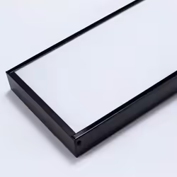 Kit en saillie noir pour panneau LED 120x30 slim – Fixation robuste et design moderne Profitez d'une installation en surface  ...