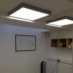 Silamp - Kit en Saillie noir pour Panneau led 60x60 Slim