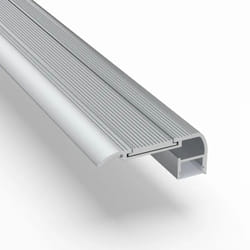 Silamp - Nez de Marche Alu 1M Gris pour Ruban led 10mm