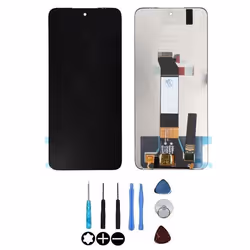 Ecran LCD & Vitre tactile Noir Assemblés Sans Châssis Pour Xiaomi Redmi Note 10 5G