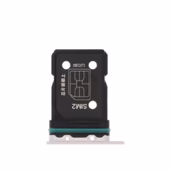 Tiroir Sim Argent Pour Oppo Find X3 Neo Piece Detachee