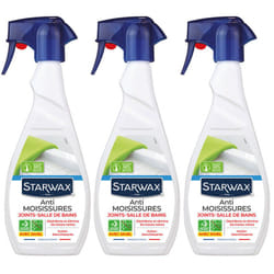 Lot de 3 Anti-moisissures pour joints et salle de bains 500ml Starwax