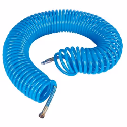 Le tuyau à air comprimé spirale bleu de 15 m sert de rallonge à votre compresseur. Très pratique dans les ateliers lorsque le ...