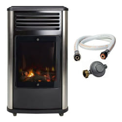 Chauffage à gaz 3.4 kw mobile Effet feu + Tuyau gaz + Détendeur butane Manhattan Sahara
