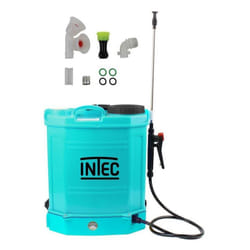 Intec - Pulvérisateur électrique 16L à batterie 8.0Ah + Lance inox extensible + 3 Buses + Chargeur