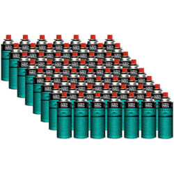 Intec - Pack 56 Bouteilles de gaz Butane 227gr Cartouche gaz Camping Compacte Encliquetable Réchaud Désherbeur Barbecue