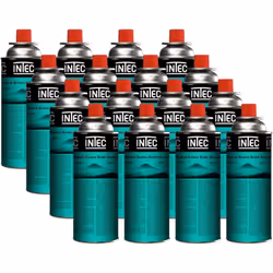 Le pack de 16 Bouteilles de Gaz 227g Butane INTEC est essentiel pour vos activités en plein air et de jardinage. Adaptée aux ...