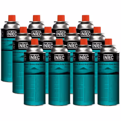 Le pack de 12 Bouteilles de Gaz 227g Butane INTEC est essentiel pour vos activités en plein air et de jardinage. Adaptée aux ...
