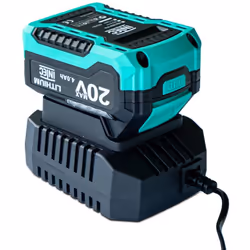 Assurez-vous que vos outils électroportatifs 20V INTEC sont toujours prêts à l'emploi avec ce pack pratique comprenant une ba ...