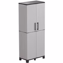 Optimisez votre espace de rangement avec cette armoire haute en polypropylène recyclable. Equipée de charnières en acier, de ...