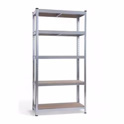 Découvrez l'étagère en kit INTEC robuste et modulable, parfaite pour optimiser votre espace de rangement dans les garages, at ...