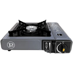 Intec - Réchaud Gaz Portable 1 Feu 2200W - Allumage Piezo - Cartouche gaz Butane – Idéal Camping, Randonnée & Cuisine Extérieure
