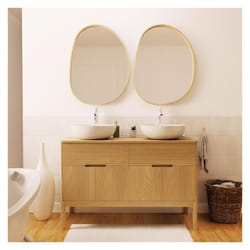 Meuble vasque + robinet + miroir ALASKA