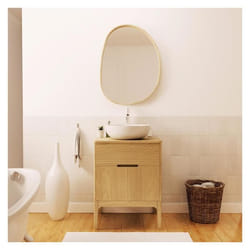 Meuble vasque robinet et miroir ALASKA