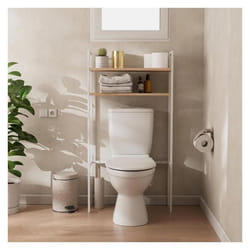 Etagère pont wc bas blanc TADO