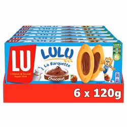 LU - 18 sachets de LuLu La Barquette - Biscuits au chocolat - (6x120g)