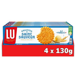 LU - Galettes au beurre Saint Sauveur 130g - Lot de 4