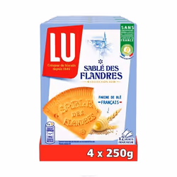 LU - Biscuits Sablé des Flandres 250g - Lot de 4